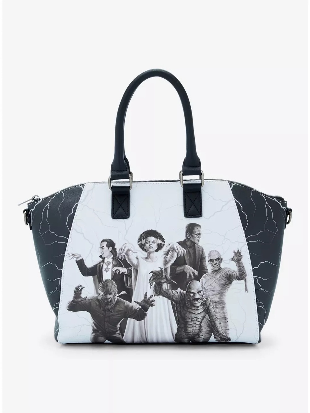 Loungefly Universal Monsters Glow-In-The-Dark Satchel Bag NWT
